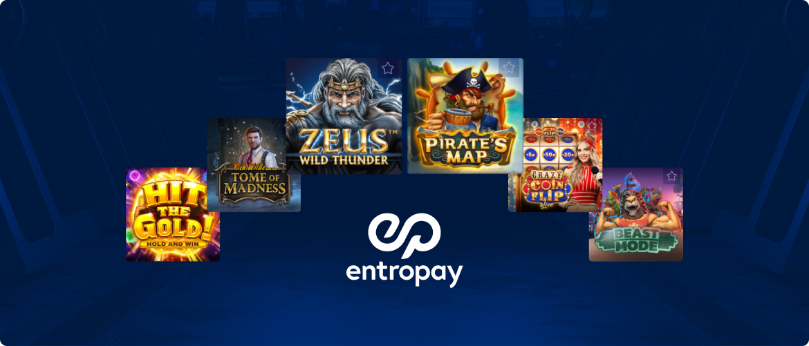 Spillutvalg hos Entropay casinoer