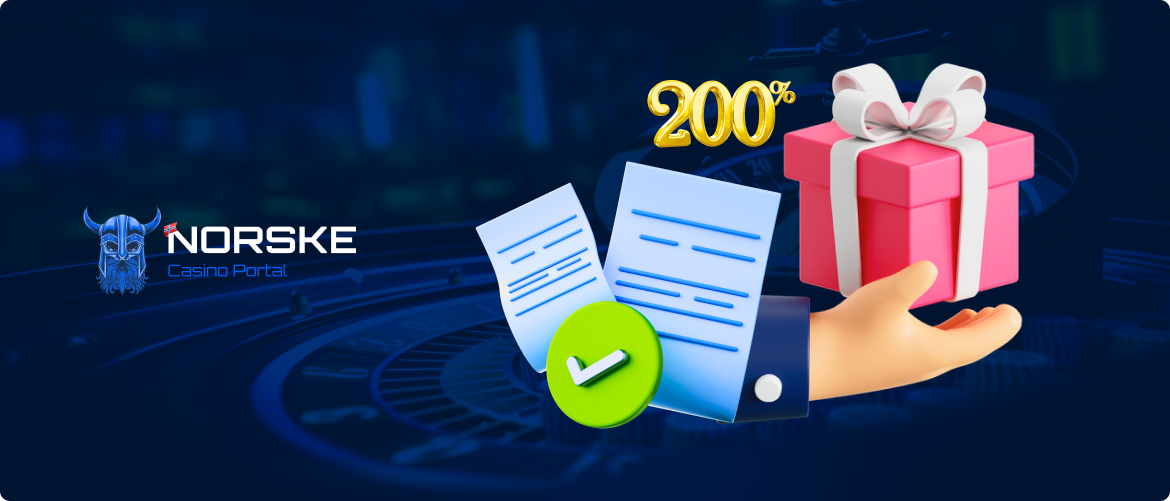 200% bonus betingelser og vilkår